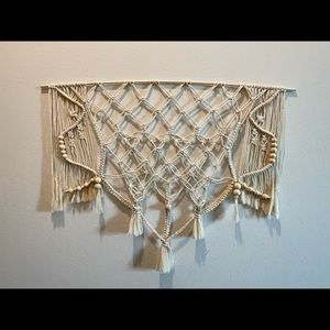 Custom Macramé wall art and air plant holder